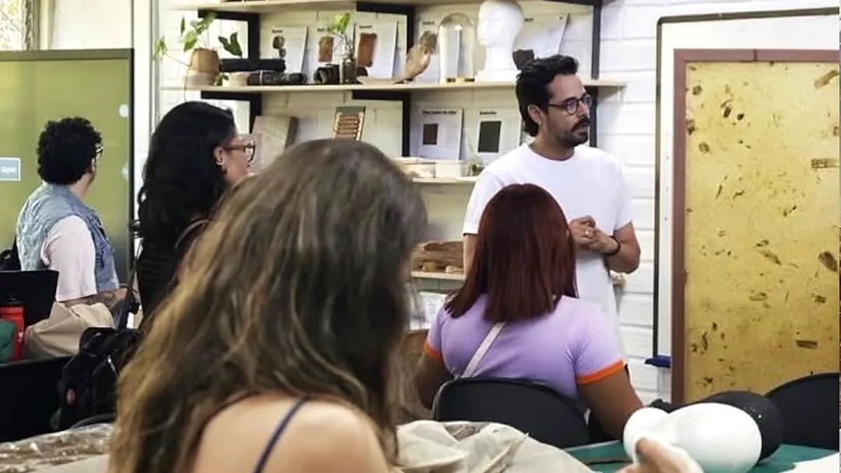 Presentación de proyecto de biomateriales en Las Artes Lima